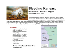 Bleeding Kansas - Civil War Tours