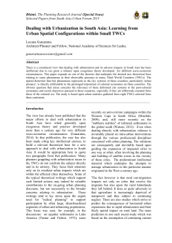 PDF - Bhumi, The Planning Research Journal