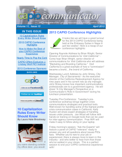 10 Capitalization Rules Every Writer Should Know 2013 CAPIO