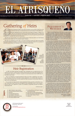 Gathering of Heirs - The Atrisco Heritage Foundation