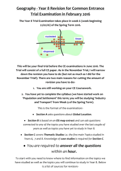 Geography - Holmwood House
