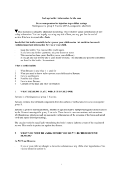 Bexsero II-12 and II-13