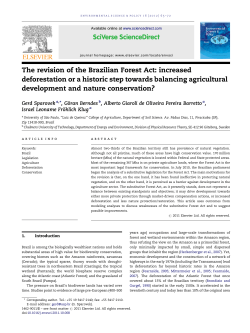 The revision of the Brazilian Forest Act: increased - LERF