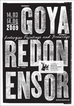 goya, redon, ensor