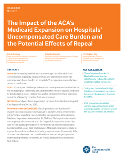 Issue Brief - The Commonwealth Fund