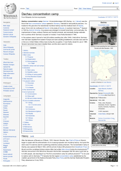 Dachau concentration camp - Grahams Nazi Germany Third Reich