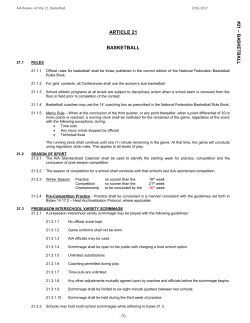 article 21 basketball
