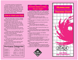 Hurricane Tracking Chart