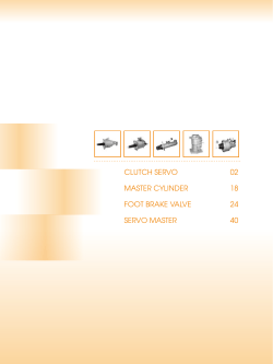 clutch servo 02 master cylinder 18 foot brake valve 24 servo master 40