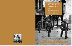 BATTLE OF THE BARRICADES, U.S. Marines in the Recapture of