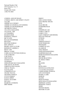 National Readers Club 5301 Kentucky Ave. N Suite #105 Crystal