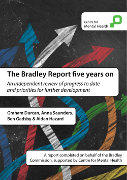 The Bradley Report five years on