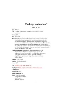 Package `animation`