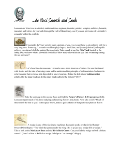 da Vinci Search and Seek (one page