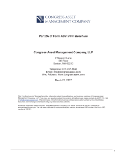 Congress Asset Management Company, LLP