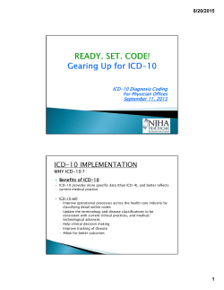 ICD-10 Diagnosis Coding For Physician Offices
