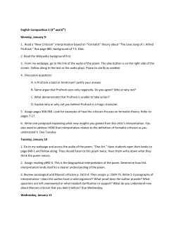 English Composition 2 (3rd and 6th) Monday, January 9: 1. Read a