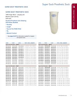 Super Sock Prosthetic Sock - Knit-Rite