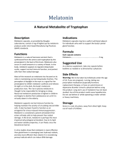 Melatonin - Misty Pines Pet Company