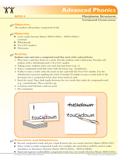 Morpheme Structures - Florida Center for Reading Research