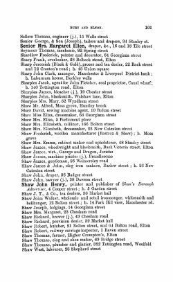Barrett`s 1883 Directory of Bury