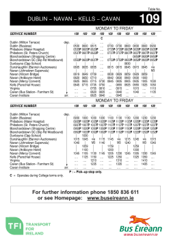 109 - Bus Eireann