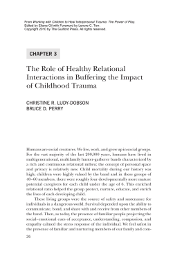 The Role of Healthy Relational Interactions in Buffering the Impact of