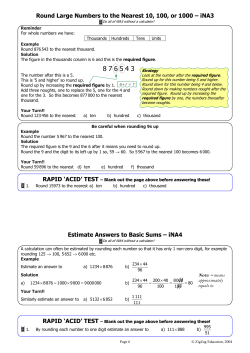 Round Large Numbers to the Nearest 10, 100, or 1000 &ndash; iNA3