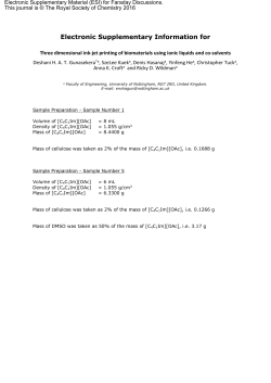 Electronic Supplementary Information for