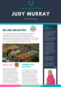 Judy visit club poster final