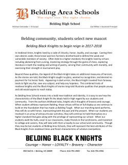 Black Knights PDF - Belding Area Schools