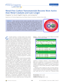 Metal-Free Carbon Nanomaterials Become More Active than Metal