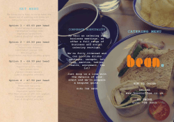catering menu