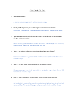 C1 &ndash; Crude Oil Quiz