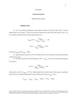 Solubility Limit