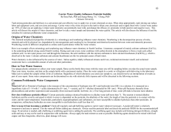 63 Origins of Water Chemistry How to Test Water Sources Common