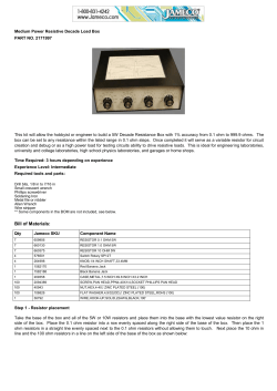 Bill of Materials: