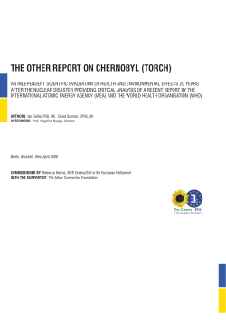 DRAFT 8: Feb 25 - THE OTHER REPORT ON CHERNOBYL