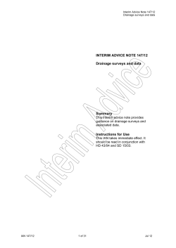 IAN 147/11 - Standards for Highways