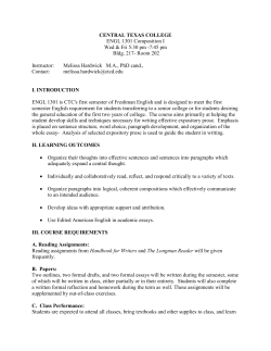 CENTRAL TEXAS COLLEGE