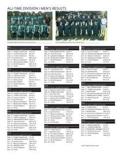 Division I Era Results and Rosters