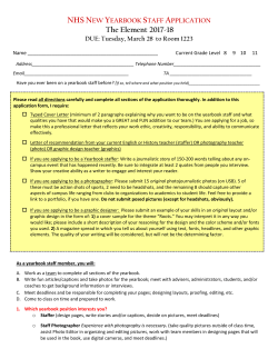Application - Northwood High School