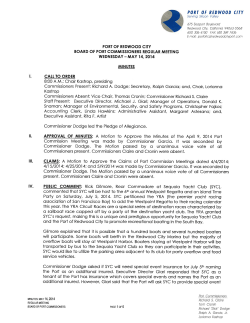 Commissioner Dodge. The Motion possed by o unonimous voice