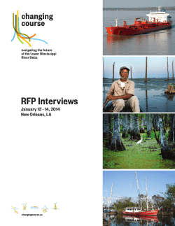 RFP Interviews - Changing Course