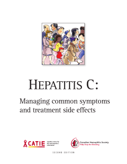 hepatitis c - CATIE library