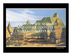 Aztl&aacute;n in the Midwest and Other Counter