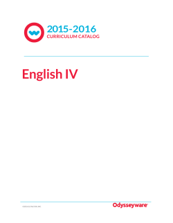 English IV - Amazon Web Services