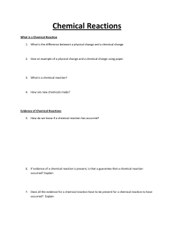 Chemical Reactions