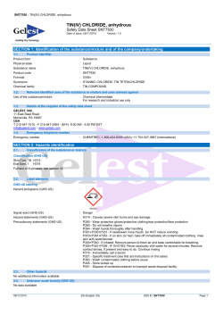 TIN(IV) CHLORIDE, anhydrous