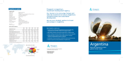 ProsperAr is Argentina`s Investment Development Agency. Our